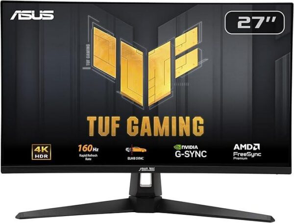 LCD Monitor ASUS 90LM0AR0-B01371 27" Gaming Panel IPS 3840x2160 16:9 160Hz Matte 1 ms Speakers Tilt Colour Black 90LM0AR0-B01371