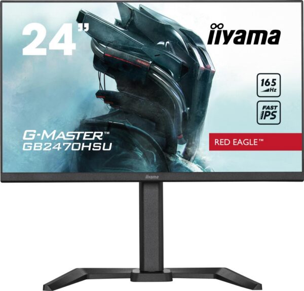 LCD Monitor IIYAMA GB2470HSU-B5 24" Panel IPS 1920x1080 16:9 165Hz Matte 0.8 ms Speakers Pivot Height adjustable Tilt Colour Black GB2470HSU-B5