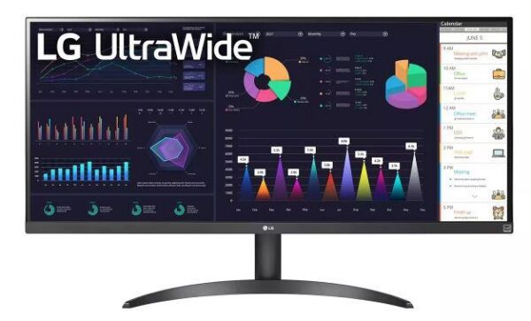 LCD Monitor LG 34WQ500-B 34" Business/21 : 9 Panel IPS 2560x1080 21:9 100hz Matte 5 ms Tilt Colour Black 34WQ500-B