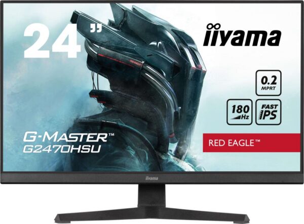 LCD Monitor IIYAMA G2470HSU-B6 24" Panel IPS 1920x1080 16:9 180Hz Matte 0.2 ms Speakers Colour Black G2470HSU-B6