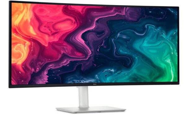 LCD Monitor DELL S3425DW 34" Curved/21 : 9 Height adjustable Tilt Matte Panel VA 3440x1440 21:9 120 Hz 1 ms Speakers Colour White 210-BQWR